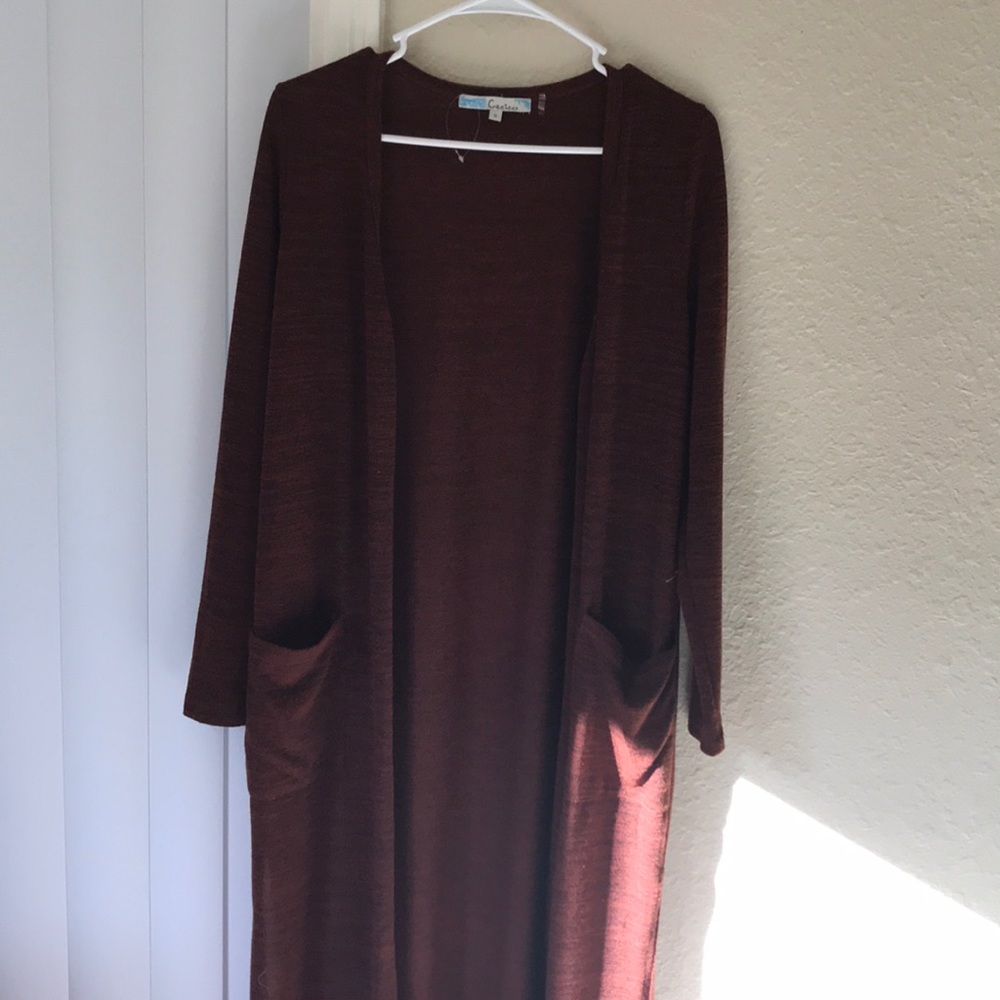 Foreign exchange long cardigan NWOT